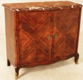 LOUIS XV STYLE MAHOGANY AND RO