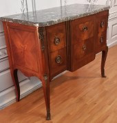 LOUIS XV STYLE MAHOGANY AND KI