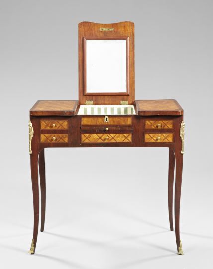 Louis XV-Style Mahogany and