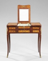 Louis XV-Style Mahogany and Ki