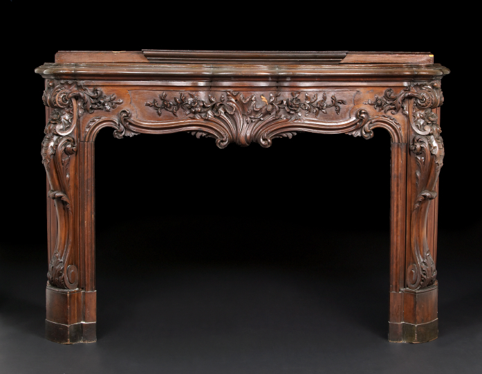 Louis XV-Style Mahogany and