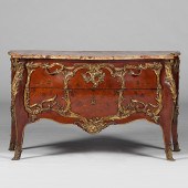 Louis XV-Style Mahogany Commod