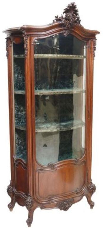 LOUIS XV STYLE MAHOGANY CURVED