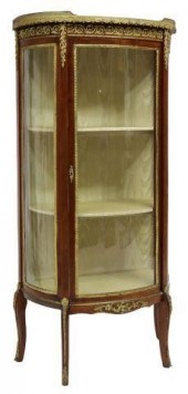 LOUIS XV STYLE MAHOGANY CURVED