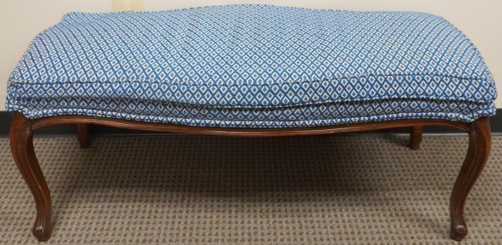 LOUIS XV STYLE MAHOGANY UPHOLSTERED