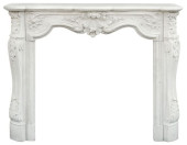 LOUIS XV STYLE MARBLE FIREPLAC