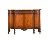 LOUIS XV STYLE MARBLE TOP SERP