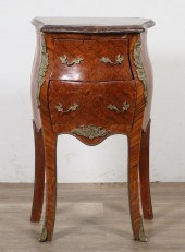 LOUIS XV STYLE MARBLE TOP NIGH