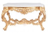 LOUIS XV STYLE MARBLE TOP SALO