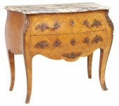 LOUIS XV STYLE MARBLE-TOP BOMB