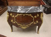 LOUIS XV STYLE MARBLE-TOP BOMB
