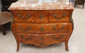 LOUIS XV STYLE MARBLE-TOP BOMB