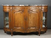 LOUIS XV STYLE MARBLE-TOP BUFF