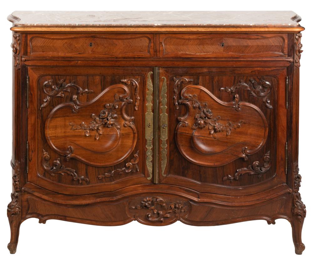 LOUIS XV-STYLE MARBLE-TOP