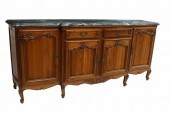 LOUIS XV STYLE MARBLE-TOP FRUI