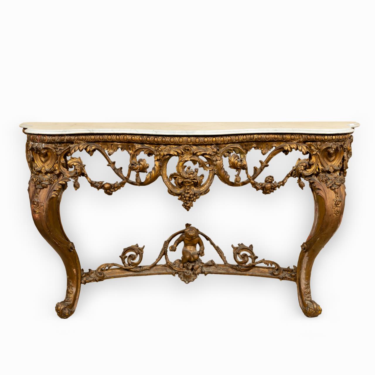 LOUIS XV-STYLE MARBLE TOP