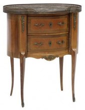 LOUIS XV STYLE MARBLE-TOP KIDN