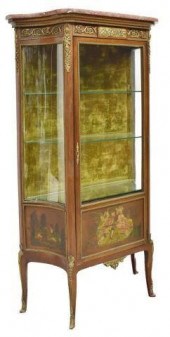 LOUIS XV STYLE MARBLE-TOP MAHO