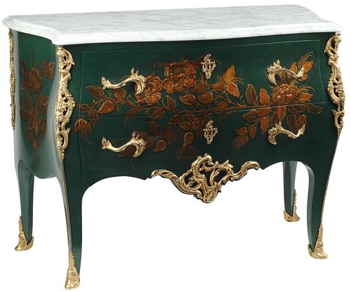 LOUIS XV STYLE MARBLE-TOP