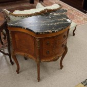 LOUIS XV STYLE MARBLE-TOP PETI