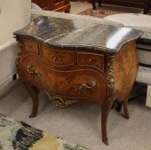 LOUIS XV STYLE MARBLE-TOP PETI