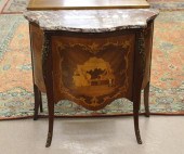 LOUIS XV STYLE MARBLE-TOP PETI