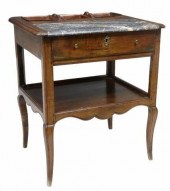 LOUIS XV STYLE MARBLE-TOP RAFR