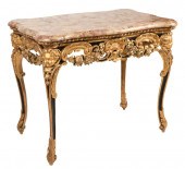 LOUIS XV-STYLE MARBLE-TOP SALO