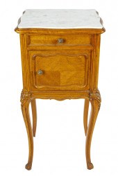 LOUIS XV STYLE MARBLE-TOP SIDE