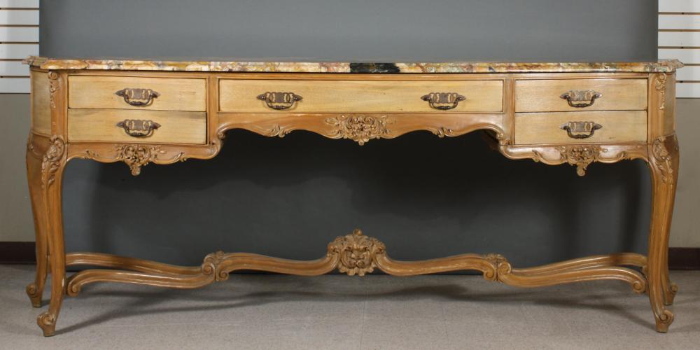 LOUIS XV-STYLE MARBLE-TOP