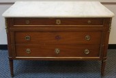 LOUIS XV STYLE MARBLE TOPPED O