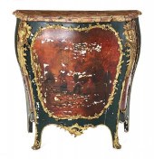 Louis XV style marbletop bronz