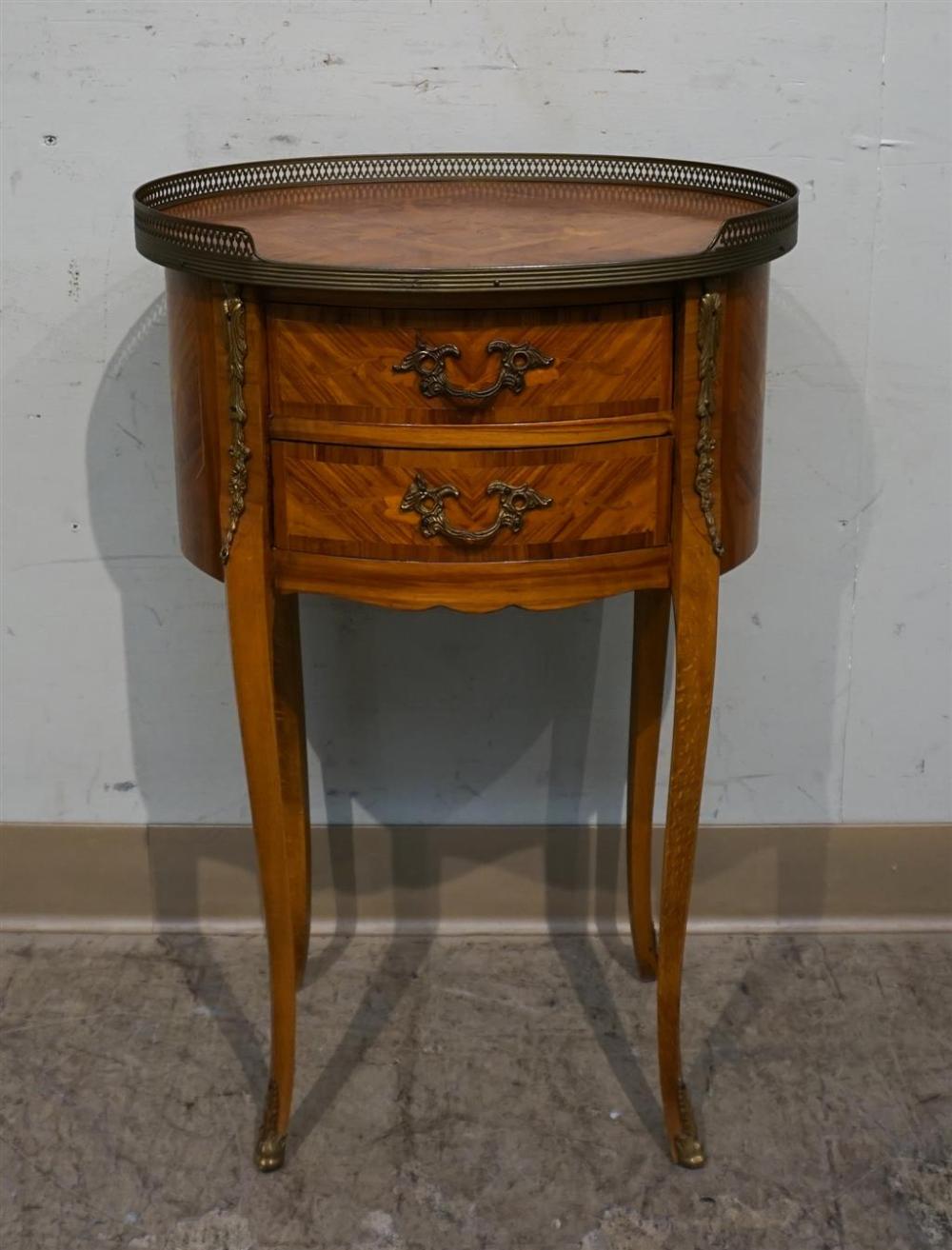 LOUIS XV STYLE MARQUETRY AND