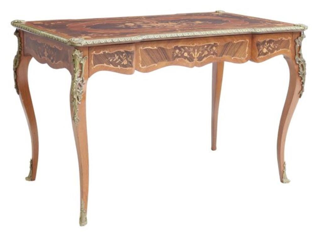 LOUIS XV STYLE MARQUETRY BUREAU
