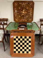LOUIS XV STYLE MARQUETRY BURLW