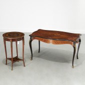 LOUIS XV STYLE MARQUETRY COFFE