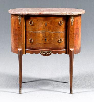 Louis XV style marquetry commode,