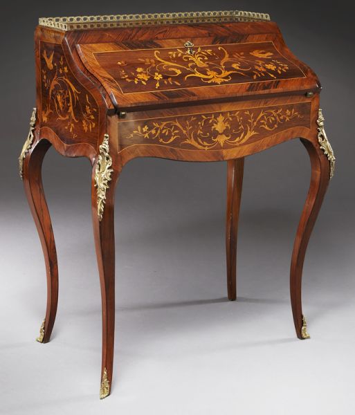 Louis XV style marquetry inlaid