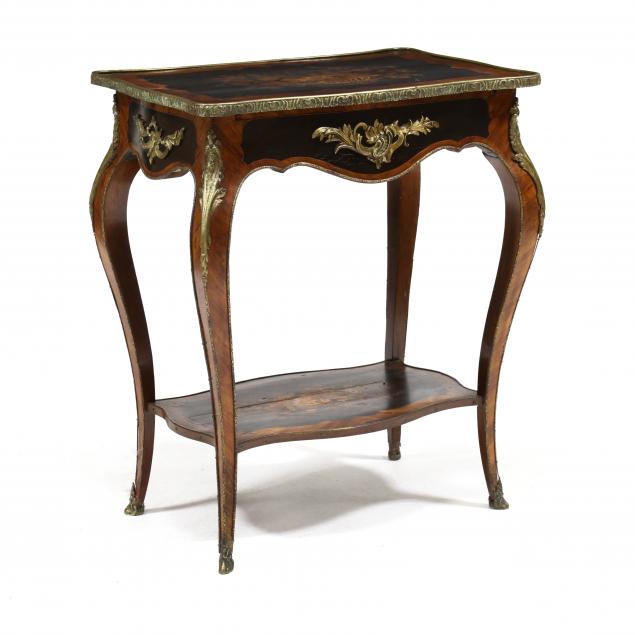 LOUIS XV STYLE MARQUETRY INLAID