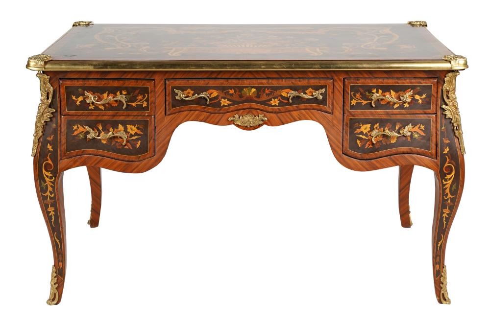 LOUIS XV STYLE MARQUETRY INLAID