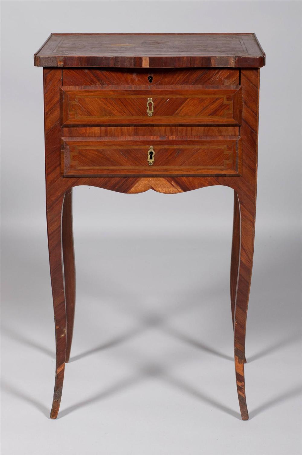 LOUIS XV STYLE MARQUETRY INLAID