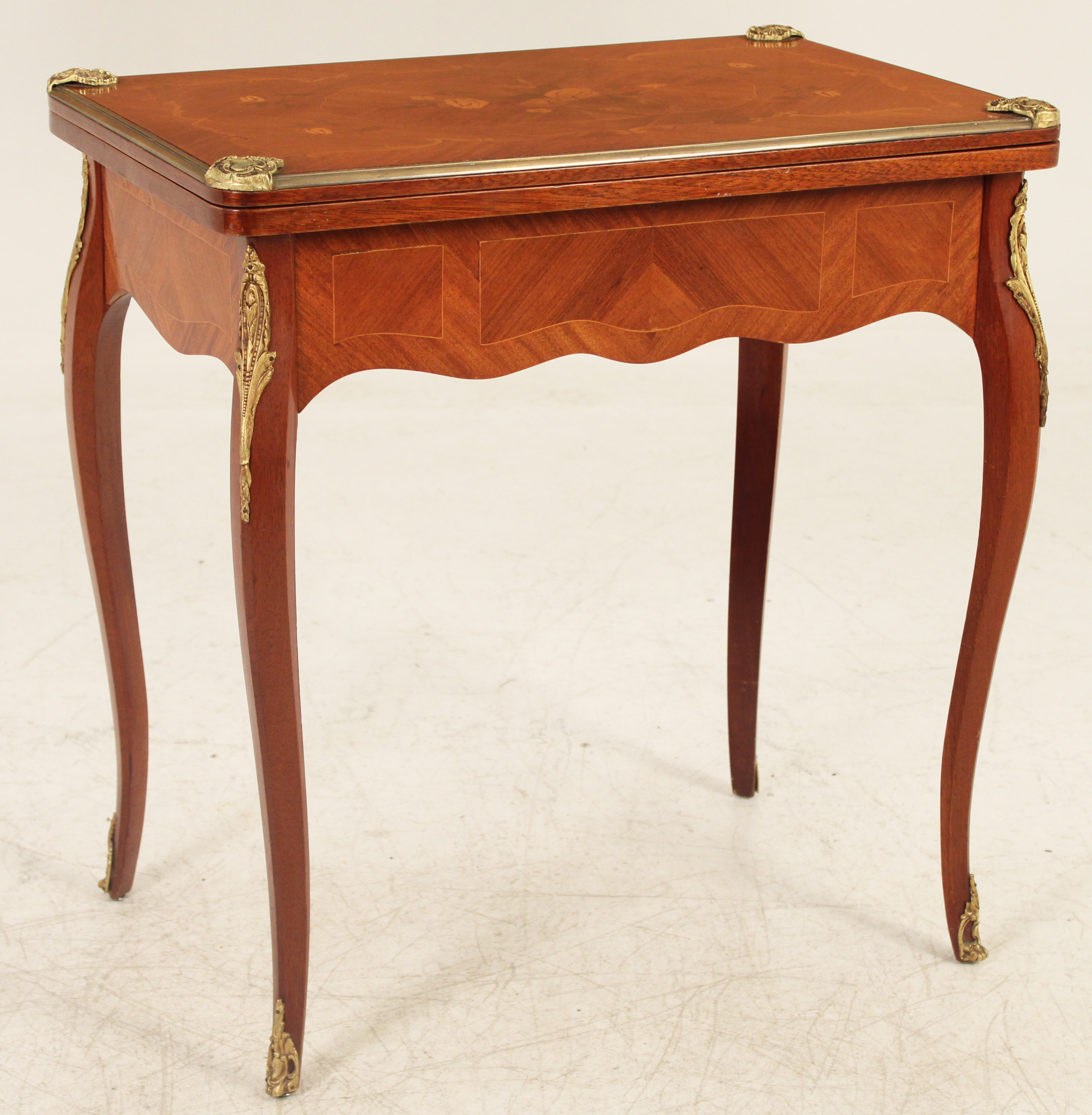 LOUIS XV STYLE MARQUETRY INLAID