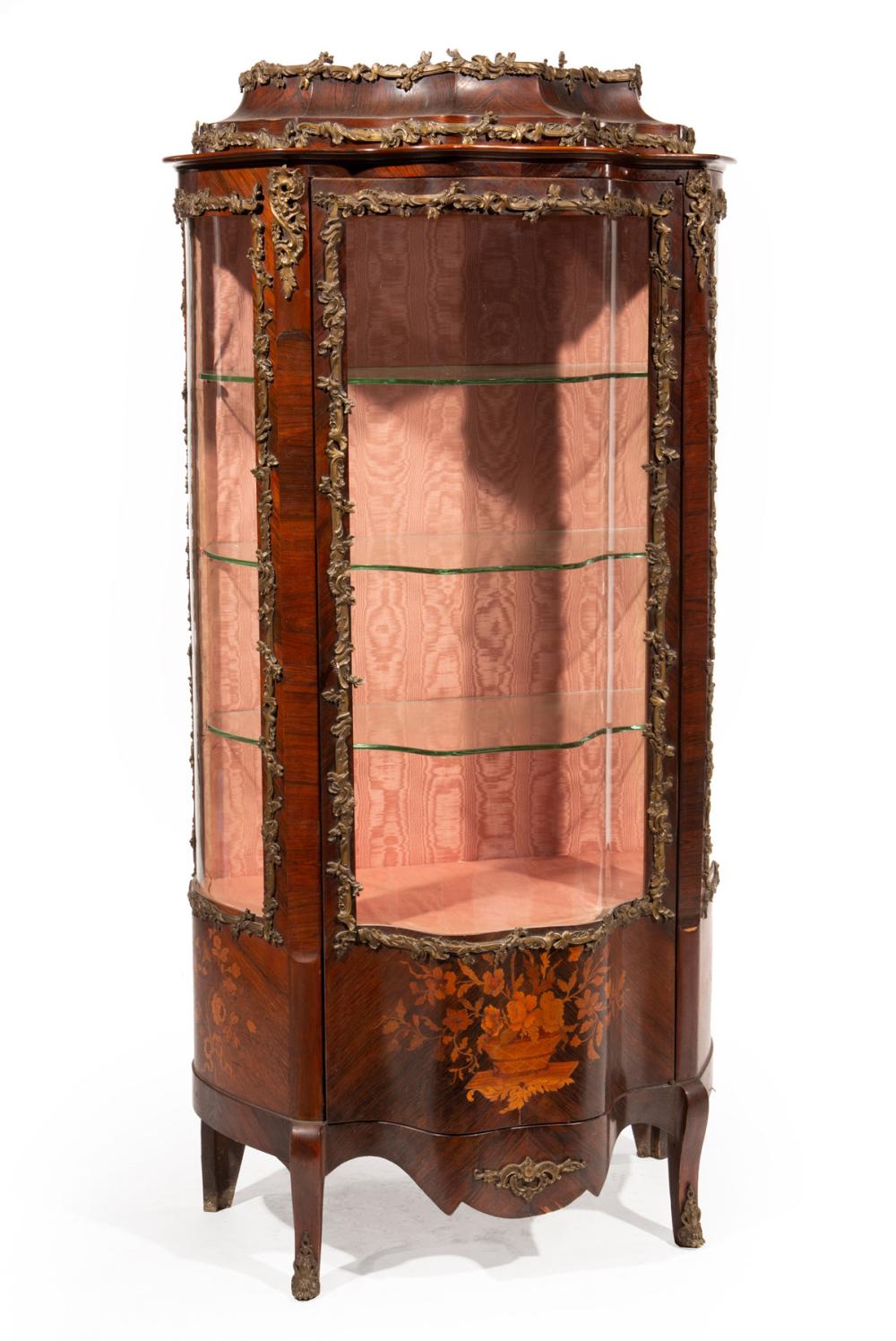 LOUIS XV-STYLE MARQUETRY KINGWOOD