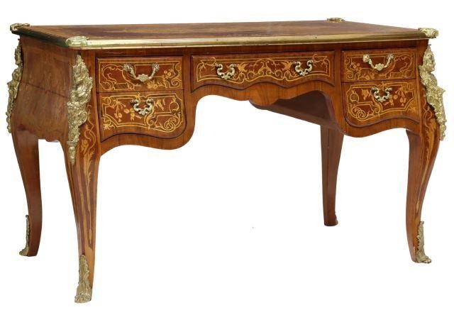 LOUIS XV STYLE METAL-MOUNTED BUREAU