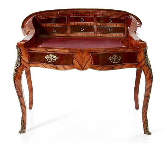 Louis XV style mixed-wood and