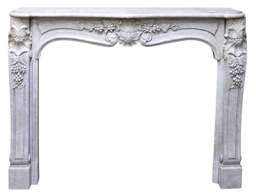 LOUIS XV STYLE MOTTLED MARBLE