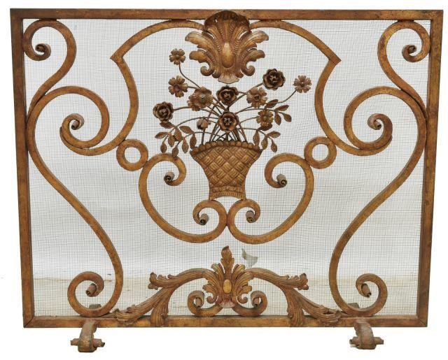 LOUIS XV STYLE NAOS FORGED IRON