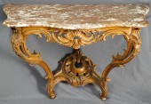 LOUIS XV STYLE OAK SERPENTINE