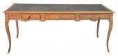 LOUIS XV STYLE OAK WRITING TAB