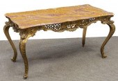 LOUIS XV STYLE ONYX & GILTWOOD